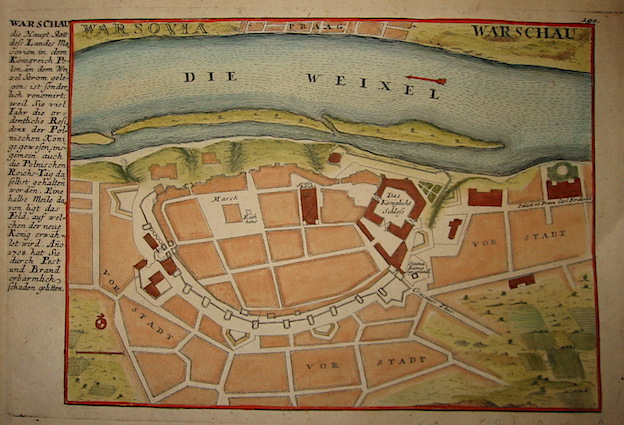 Bodenehr Gabriel Warsovia - Warschau 1725 Augsburg 